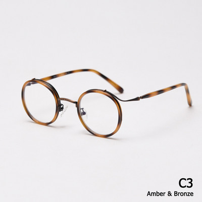 Marka JackJad Classic Vinatge Okrugli stil Anti Blue Ray naočale s okvirom za naočale za žene Modne optičke kratkovidne naočale S22105