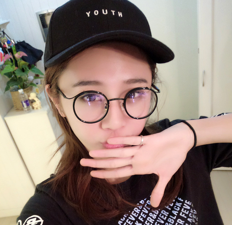 Marka JackJad Classic Vinatge Okrugli stil Anti Blue Ray naočale s okvirom za naočale za žene Modne optičke kratkovidne naočale S22105