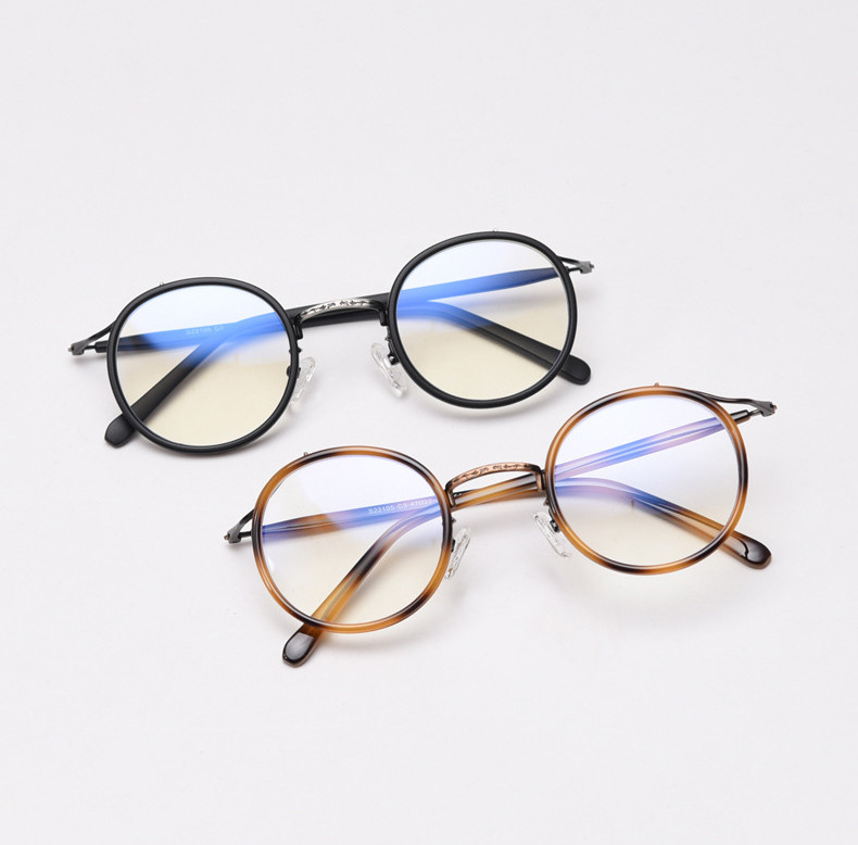 Marka JackJad Classic Vinatge Okrugli stil Anti Blue Ray naočale s okvirom za naočale za žene Modne optičke kratkovidne naočale S22105