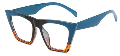 Cat Eye átlátszó szemüvegkeret klasszikus márka Vintage Ttransparent szemüvegkeret divat lapos felső dekoratív szemüveg szemüveg