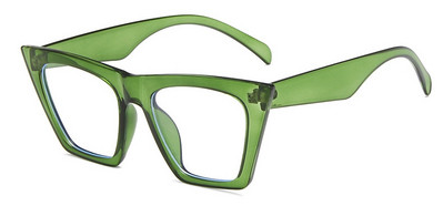 Cat Eye átlátszó szemüvegkeret klasszikus márka Vintage Ttransparent szemüvegkeret divat lapos felső dekoratív szemüveg szemüveg