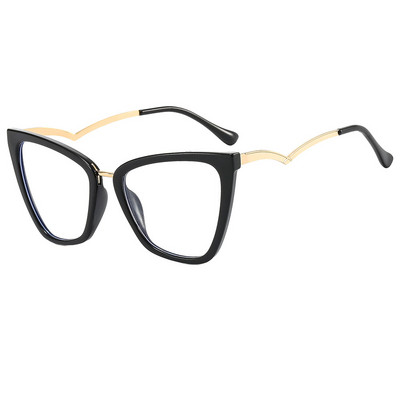Ogromni mačkasti okviri za naočale marke YOOSKE Ženske optičke naočale protiv plavog svjetla za žene Trendovske naočale za računala