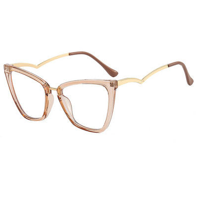 Ogromni mačkasti okviri za naočale marke YOOSKE Ženske optičke naočale protiv plavog svjetla za žene Trendovske naočale za računala