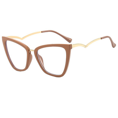 Ogromni mačkasti okviri za naočale marke YOOSKE Ženske optičke naočale protiv plavog svjetla za žene Trendovske naočale za računala