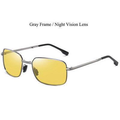 AORON sklopive polarizirane sunčane naočale Muške i ženske modne pravokutne klasične sunčane naočale Metalni okvir Sunčane naočale otporne na UV zrake