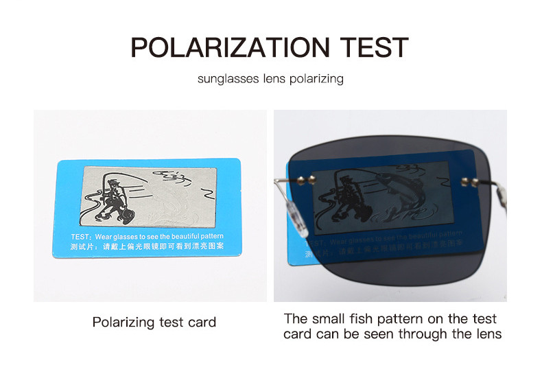 JackJad Fashion Ultralight Rimless Γυαλιά ηλίου Polarized σε τετράγωνο στυλ για άντρες που οδηγούν αθλητικά Vintage γυαλιά ηλίου αποχρώσεις ZC115