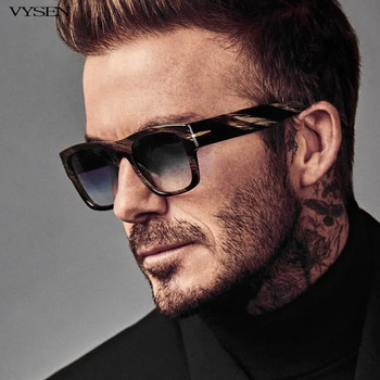 2023 Ρετρό τετράγωνα γυαλιά ηλίου για άνδρες Γυναικεία Πολυτελή γυαλιά ηλίου σε στυλ David Beckham Νέα σε ανδρικές vintage αποχρώσεις σχεδιαστών UV400