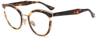 Seksi okvir za naočale Mačje oči Prozirni okvir za kratkovidne štreberske naočale Dizajner luksuznih marki Crni okviri za naočale Žene