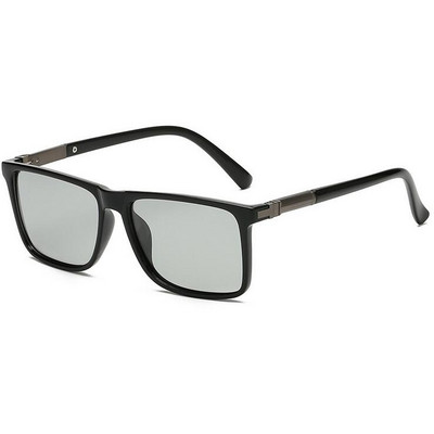 2023 új négyzet alakú napszemüveg Polarizált vezetési fotokróm nappali éjszakai látás védőszemüveg női UV400 férfi napszemüveg S8851