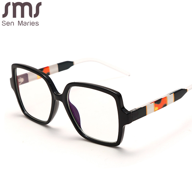 Rame de ochelari optici pătrați Femei Bărbați Ochelari cu lentile transparente supradimensionate Rame pentru miopie Ochelari de vedere de marca de prescripție Ochelari de vedere