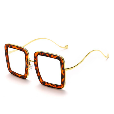 Luksuzni preveliki četvrtasti okviri za optičke naočale 2023 Nove žene Muškarci Dizajnerske marke Poligonalne naočale mogu nositi naočale za kratkovidnost