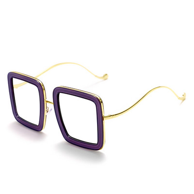 Luksuzni preveliki četvrtasti okviri za optičke naočale 2023 Nove žene Muškarci Dizajnerske marke Poligonalne naočale mogu nositi naočale za kratkovidnost