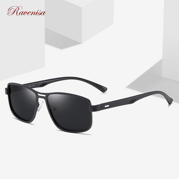 Ravenisa 2020 Νέα μόδα Αντρικά γυαλιά ηλίου Polarized Square Metal Frame Αντρικά γυαλιά ηλίου Driving Fishing Eyewear zonnebril heren