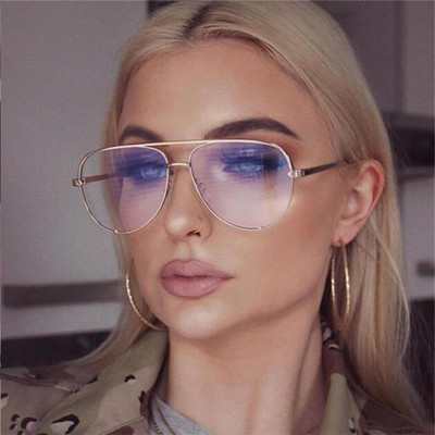 Dizajnerski okviri modnih pilotskih naočala Luksuzni brend Računalne naočale Prozirne prozirne leće Seksi okviri naočala