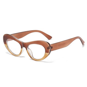Винтидж компютърни очила с котешко око 2022 г. Нови дамски мъжки оптични анти-сини рамки за очила Дамски ретро леопардови UV очила Oculos