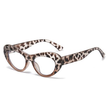 Винтидж компютърни очила с котешко око 2022 г. Нови дамски мъжки оптични анти-сини рамки за очила Дамски ретро леопардови UV очила Oculos