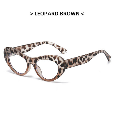 Vintage mačkaste računalne naočale 2022. Nove ženske muške optičke anti-plave okvire za naočale ženske retro leopard UV naočale Oculos
