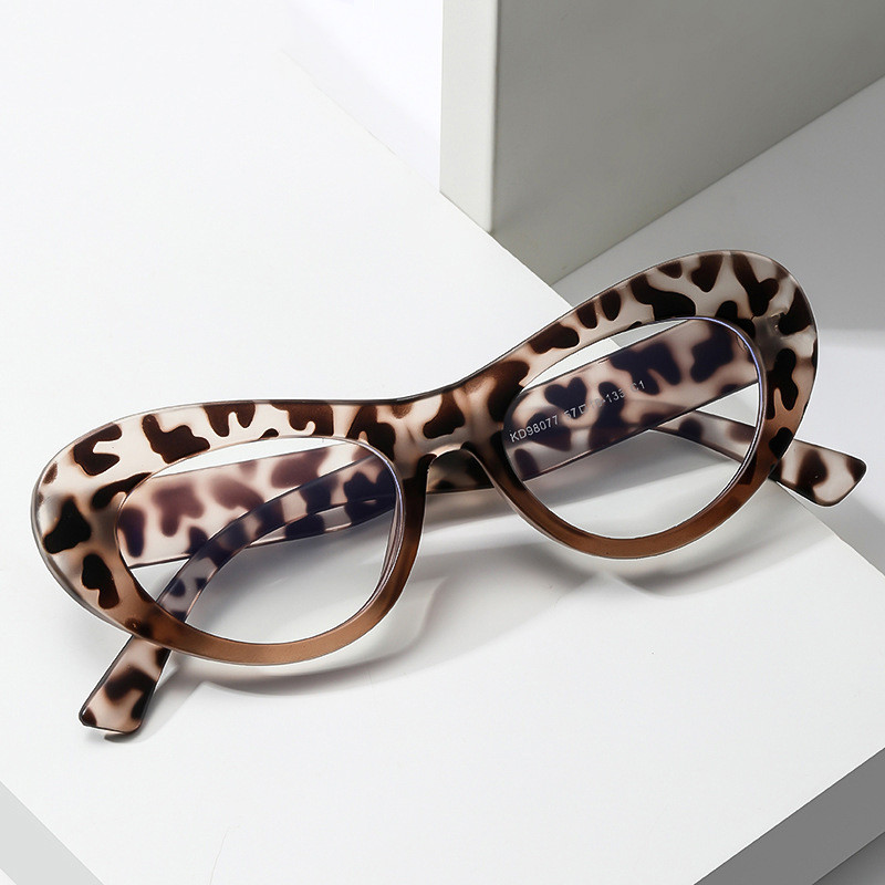 Vintage mačkaste računalne naočale 2022. Nove ženske muške optičke anti-plave okvire za naočale ženske retro leopard UV naočale Oculos