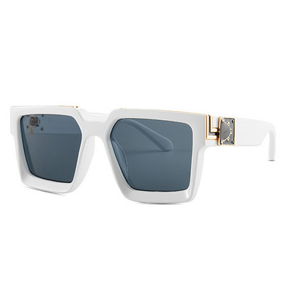 SO&EI Vintage Square Moteriški akiniai nuo saulės Gamintojas Dizaineris Candy Colors Veidrodiniai lęšiai Akiniai Ins Populiarūs akiniai nuo saulės Vyriški Oculos UV400