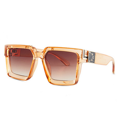 SO&EI Vintage Square Moteriški akiniai nuo saulės Gamintojas Dizaineris Candy Colors Veidrodiniai lęšiai Akiniai Ins Populiarūs akiniai nuo saulės Vyriški Oculos UV400