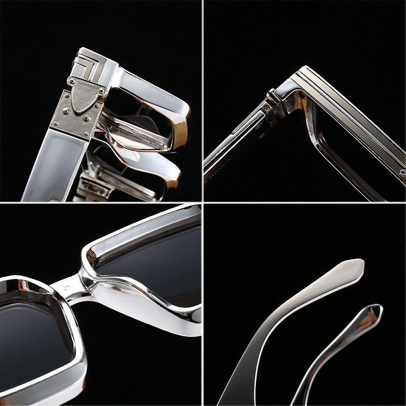 SO&EI ochelari de soare vintage pătrați pentru femei, designer de marcă, culori bomboane, lentile oglindă, ochelari de vedere populari, ochelari de soare pentru bărbați, UV400