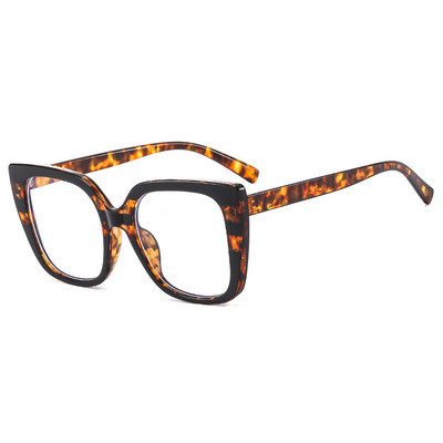 Modne nove četvrtaste naočale velikih marki Vintage ženske prozirne naočale s optičkim kratkovidnim okvirom Popularne naočale za računalo