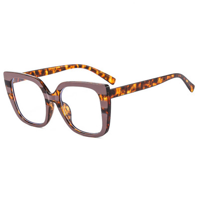 Modne nove četvrtaste naočale velikih marki Vintage ženske prozirne naočale s optičkim kratkovidnim okvirom Popularne naočale za računalo