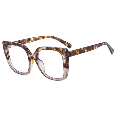 Modne nove četvrtaste naočale velikih marki Vintage ženske prozirne naočale s optičkim kratkovidnim okvirom Popularne naočale za računalo