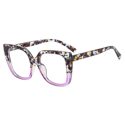 Modne nove četvrtaste naočale velikih marki Vintage ženske prozirne naočale s optičkim kratkovidnim okvirom Popularne naočale za računalo