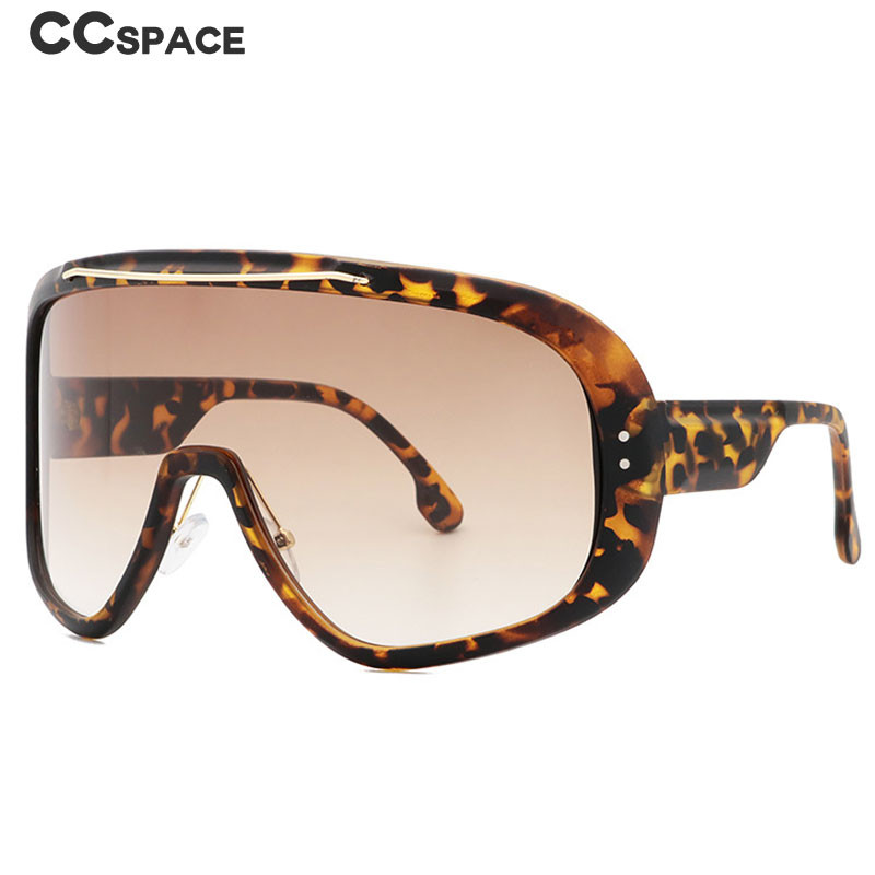 47431 Veľké monoklové slnečné okuliare, módne pánske a dámske, zrkadlové tienidlá, UV400 vintage okuliare