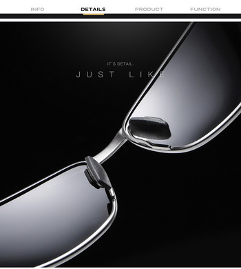 AORON Polarized ανδρικά γυαλιά ηλίου Driving γυαλιά ηλίου για ψάρεμα εξωτερικού χώρου Αθλητικό πλαίσιο Αλουμινίου UV400 Ανδρικά γυαλιά