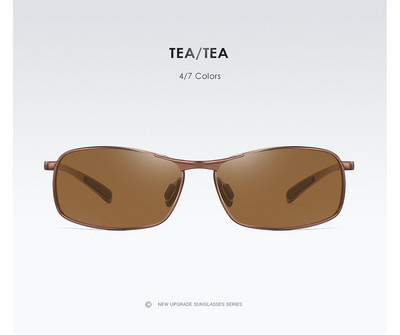 AORON Polarizirane muške sunčane naočale Sunčane naočale za vožnju Vanjski ribolov Sportski aluminijski okvir UV400 Sunčane naočale Muške