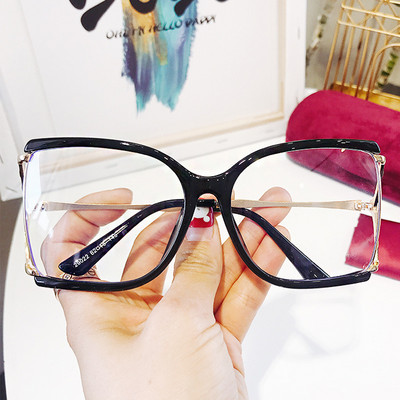 Vintage gradijent crne sunčane naočale od bambusa za žene 2022. Luksuzna marka prevelikih četvrtastih crvenih leopard sunčanih naočala ženske šuplje nijanse