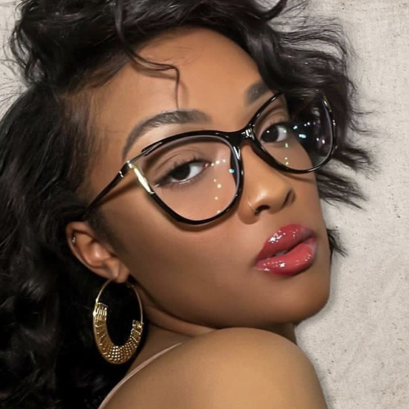 Madingi Anti Blue Light Akiniai Moteriški Retro optiniai akiniai Metaliniai rėmeliai Akiniai moterims Skaidrūs Kompiuteriniai akiniai Nauji