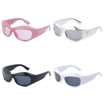 Ανδρικά και γυναικεία γυαλιά ηλίου Εκδόσεις Steampunk Style Y2k Αντίθετο φύλο Καμπύλη προσωπικότητα Νέα χιλιετία Μελλοντική τεχνολογία