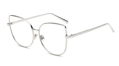 RunBird 2017 Cat Eye sunčane naočale Ženske vintage modne sunčane naočale s prozirnim lećama s metalnim okvirom Unikatne ravne ženske naočale UV400 R058