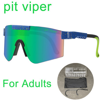 PIT VIPER за възрастни НОВ Стил Мъжки слънчеви очила UV400 Мъжки очила Женски слънчеви очила Дамски модни очила Ветроустойчиви очила