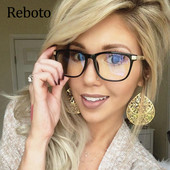 Vintage četvrtasti prozirni ženski okvir za naočale Modni metalni okvir za naočale protiv plave svjetlosti Ženski kompjutorski dioptrijski okvir