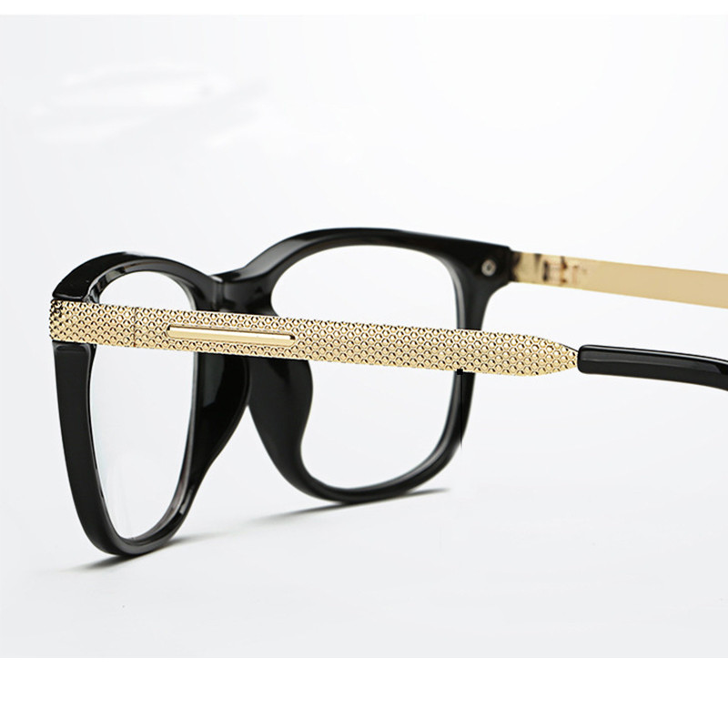 Vintage četvrtasti prozirni ženski okvir za naočale Modni metalni okvir za naočale protiv plave svjetlosti Ženski kompjutorski dioptrijski okvir