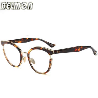 Belmon Spectacles Frame Γυναικεία Οπτικά Συνταγογραφούμενα Γυαλιά Οράσεως Σκελετός Γυαλιά Γυαλιά Διαφανής Clear Lens Glasses 97551