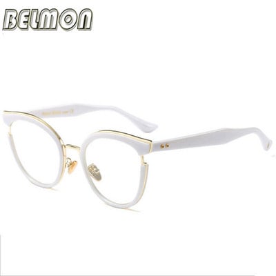 Belmon Spectacles Frame Γυναικεία Οπτικά Συνταγογραφούμενα Γυαλιά Οράσεως Σκελετός Γυαλιά Γυαλιά Διαφανής Clear Lens Glasses 97551