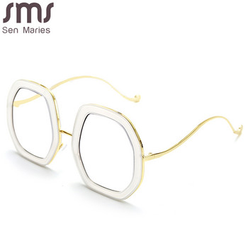 Μόδα υπερμεγέθη πολυγωνικά γυαλιά Σκελετός Γυναικεία Ανδρικά Επώνυμα Οπτικά Γυαλιά Οπτικά Γυαλιά Γυαλιά Γυαλιά Μυωπίας