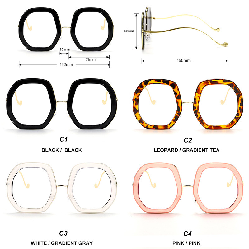 Madingi negabaritinių daugiakampių akinių rėmeliai, moterys, vyrai, prabangūs prekės ženklo dizaineriai, optiniai akiniai, akiniai, galintys nešioti trumparegystės akinius