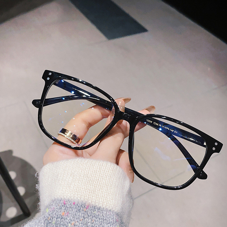 Blue Light Blocking Transparent Clear Glasses Σκελετός Γυναικείο 2021 Οπτικός Φακός Μόδας Τετράγωνο Ορθογώνιο Γυαλιά Γυναικεία S427