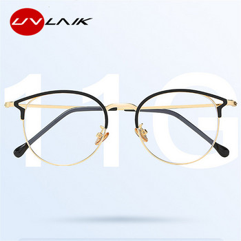 UVLAIK Рамка за очила против синя светлина Котешко око Рамки за очила Дамски очила за компютърна защита Оптични очила Рамка за късогледство
