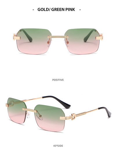 Prekės ženklo dizainerio didelio rėmo akiniai nuo saulės, retro prabangūs vyriški akiniai nuo saulės, 2021 m