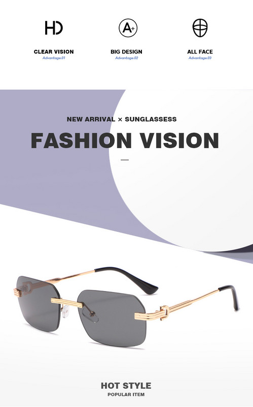 Prekės ženklo dizainerio didelio rėmo akiniai nuo saulės, retro prabangūs vyriški akiniai nuo saulės, 2021 m