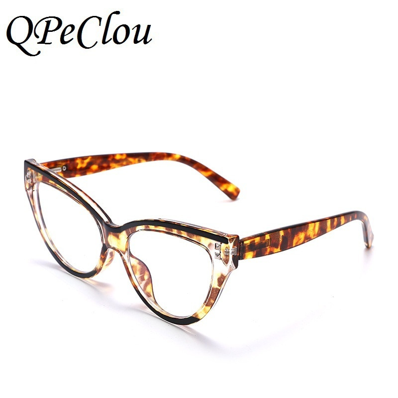 2022, ochelari optici anti-albaștri cu ochi de pisică cu plasture vintage, ochelari de ochi cu ramă cateye mari, ochelari de vedere pentru femei