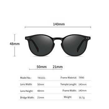 KEITHION DESIGN Unisex Ultralight TR90 Polarized Γυαλιά ηλίου Ανδρικά Γυναικεία Driving Round Shades Vintage γυαλιά ηλίου Gafas De Sol