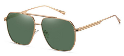 NOI Ochelari de soare polarizați Femei Bărbați Ochelari de soare supradimensionați, pătrați, de metal, Ochelari de soare anti-orbire UV400